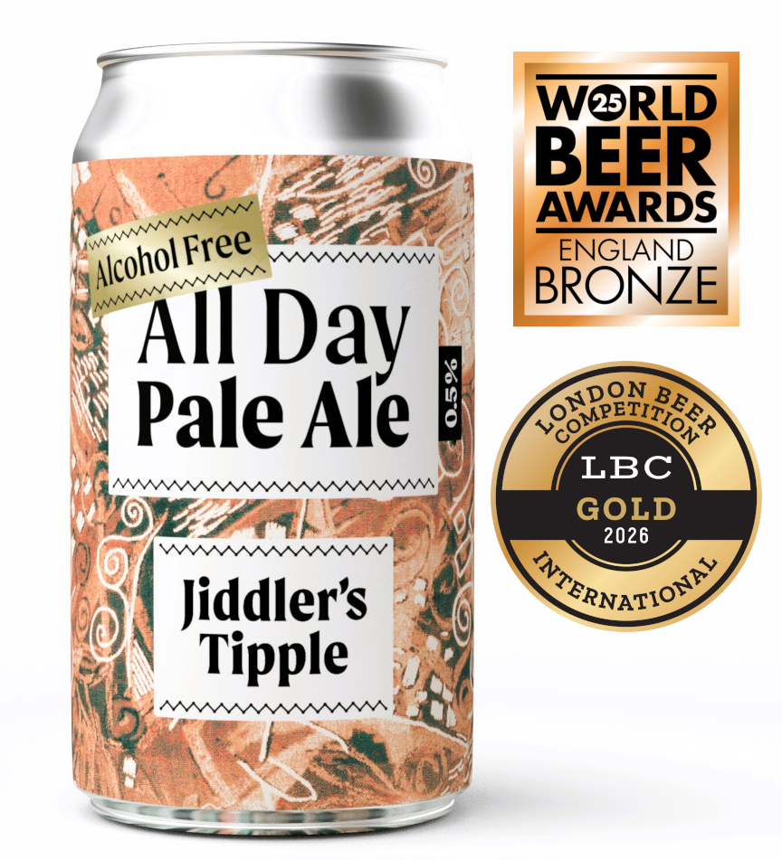 [15% OFF] Jiddlers Tipple Alcohol Free Beer - All Day Pale Ale 0.5% X 12 X 330ml