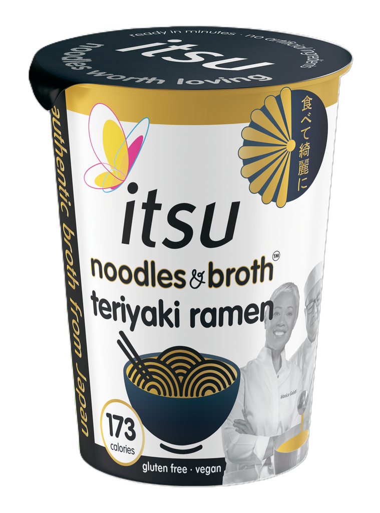 Itsu Noodles Cup - Teriyaki Miso Broth X 6 X 64g