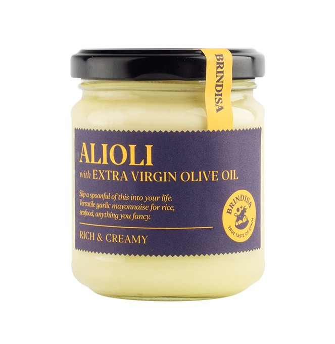Brindisa Mayonnaise - Alioli with Extra Virgin Olive Oil X 12 X 170g