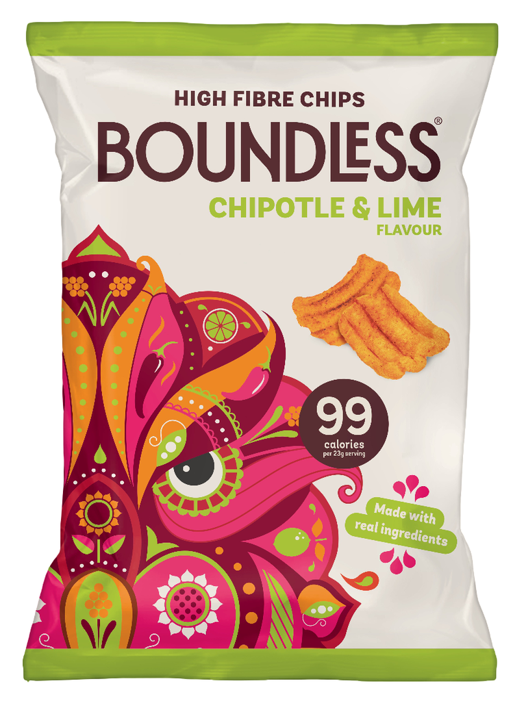 [20% OFF] Boundless Chips - LARGE Chipotle and Lime X 10 X 80g