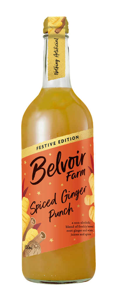 Belvoir Farm Mocktail - Festive Edition Spiced Ginger Punch X 6 X 750ml