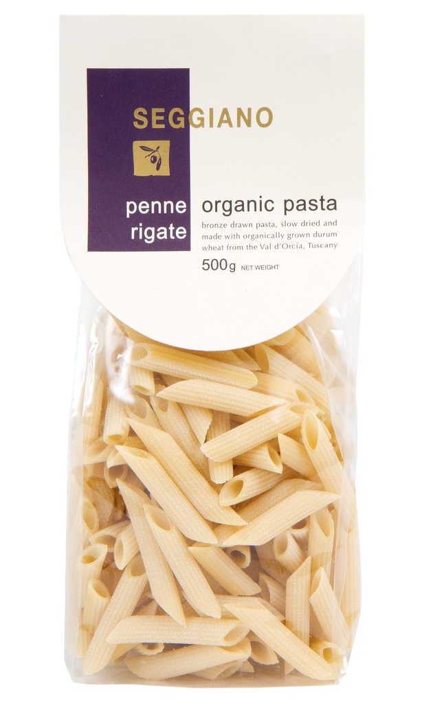 Seggiano Organic Pasta - Penne Rigate X 12 X 500g