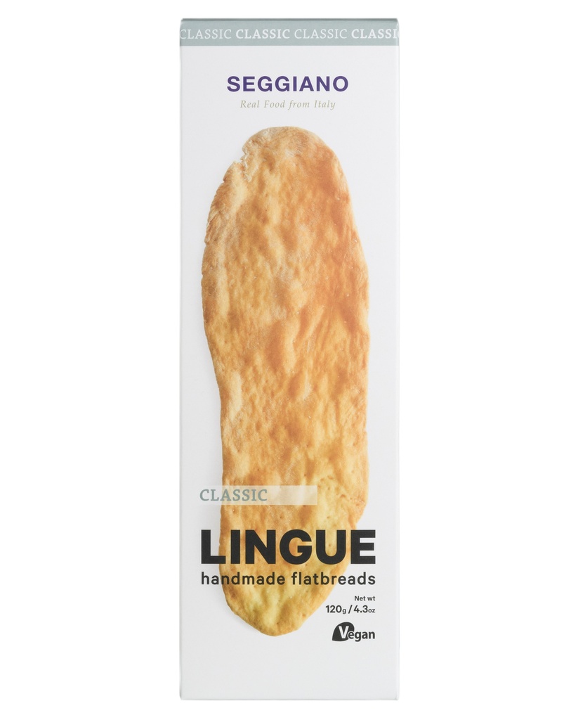 Seggiano Vegan Lingue Flatbreads - Classic X 12 X 120g