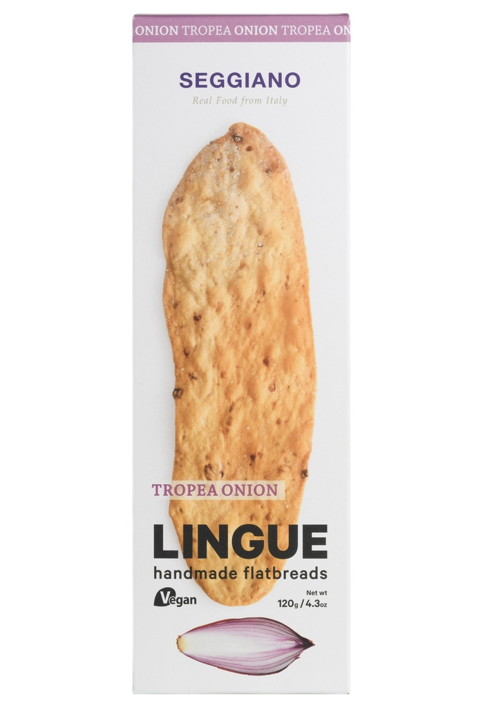 Seggiano Vegan Lingue Flatbreads - Tropea Onion X 12 X 120g