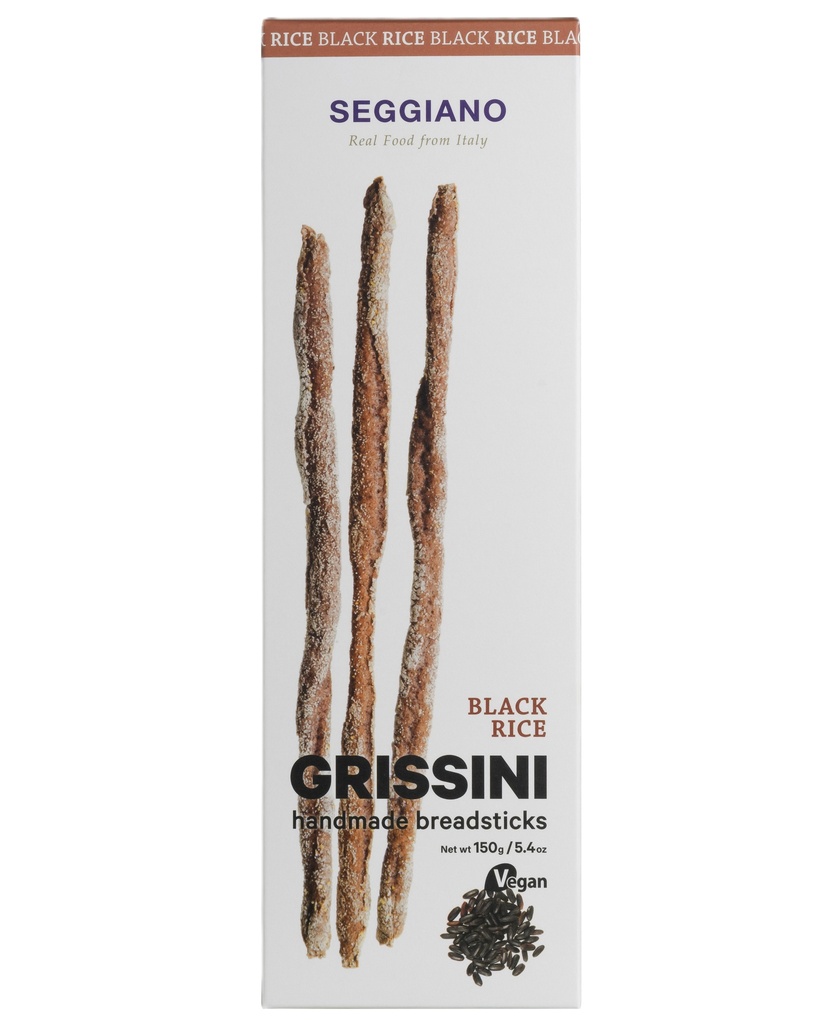 Seggiano Grissini - Black Rice X 12 X 150g