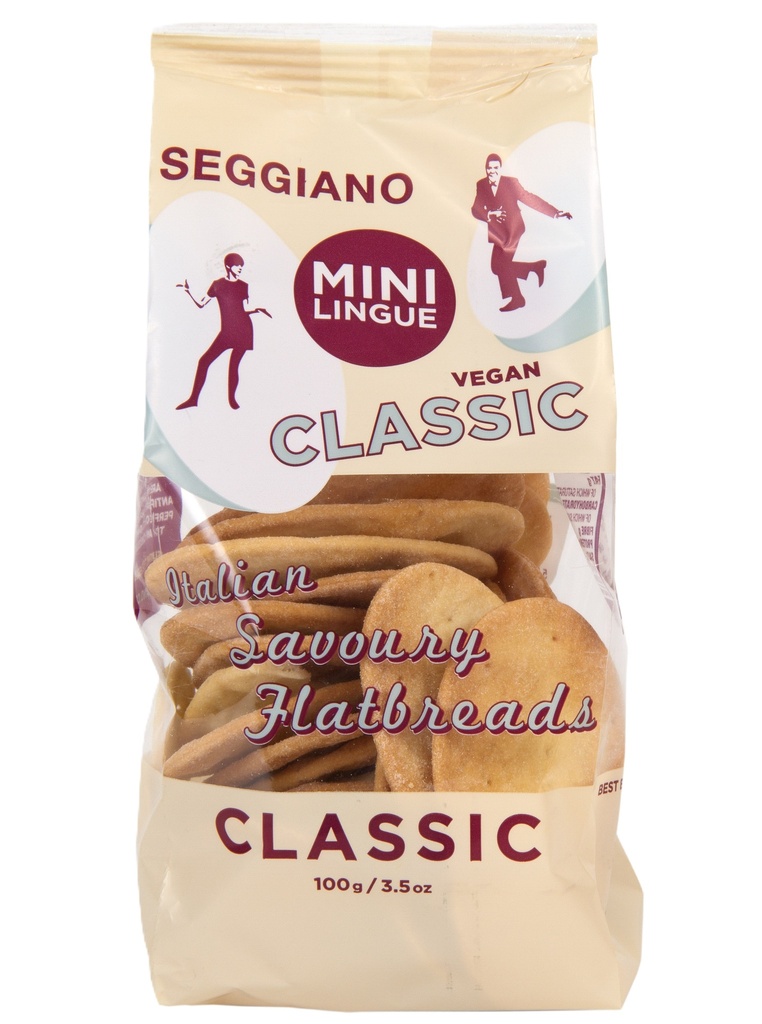 Seggiano Vegan Mini Flatbreds - Classic X 12 X 100g
