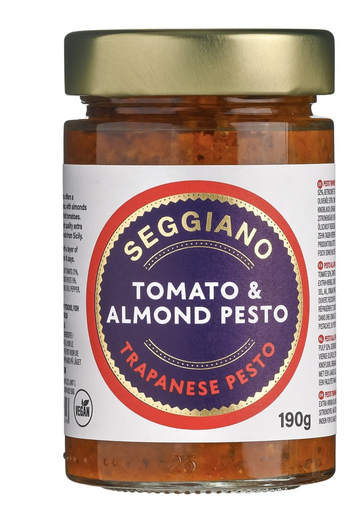 Seggiano Vegan Pesto - Trapanese X 6 X 190g
