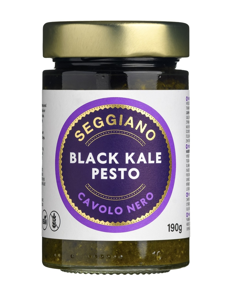 Seggiano Vegan Pesto - Black Kale X 6 X 190g