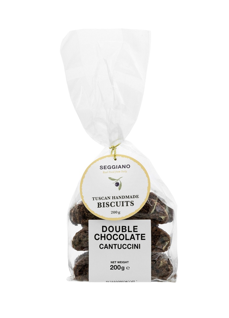 Seggiano Italian Almond Biscuits - Cantuccini Double Chocolate X 8 X 200g