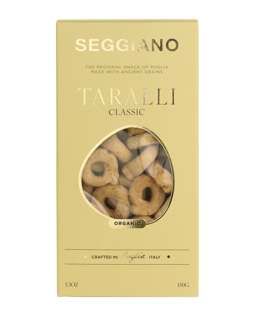 Seggiano Organic Taralli - Classic X 12 X 150g