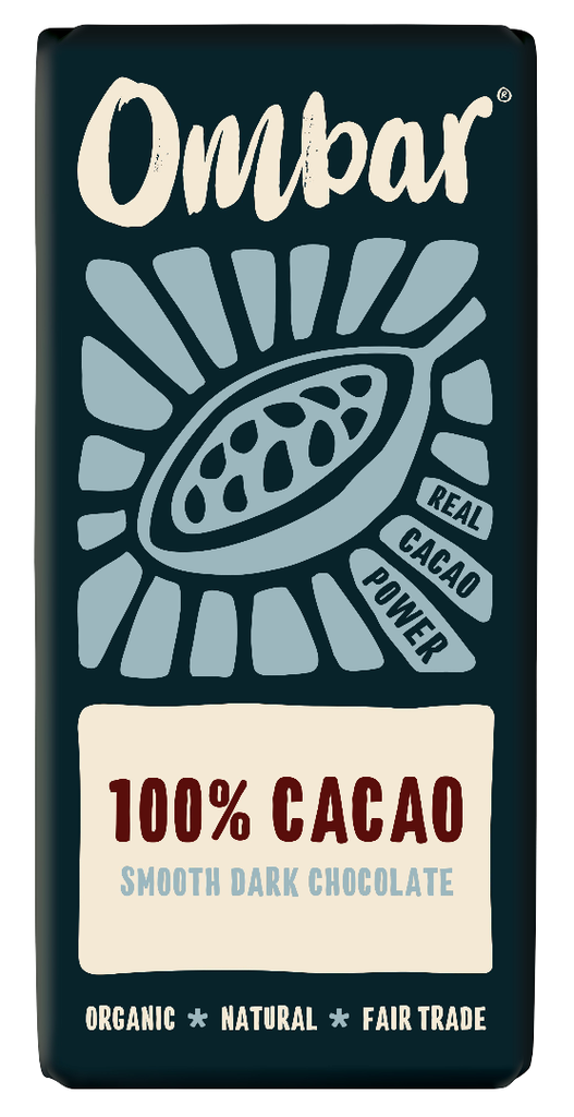 Ombar Organic Vegan Chocolate - MEDIUM DARK 100% Smooth X 10 X 70g