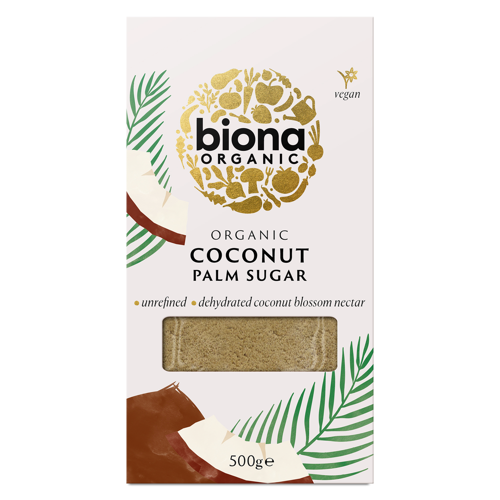 Biona Organic Coconut Palm Sugar - 6 X 500g