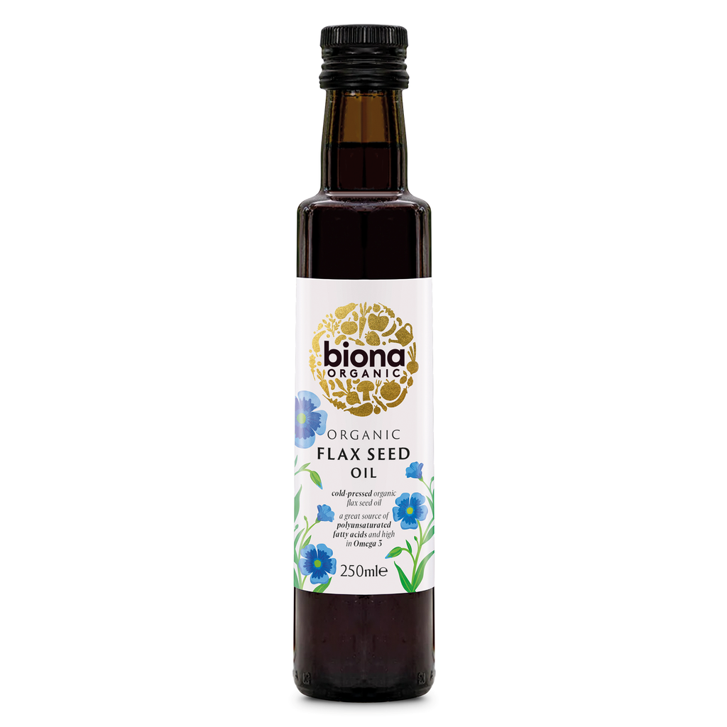 Biona Organic Cold Pressed Oil - Flax Seed X 8 X 250ml