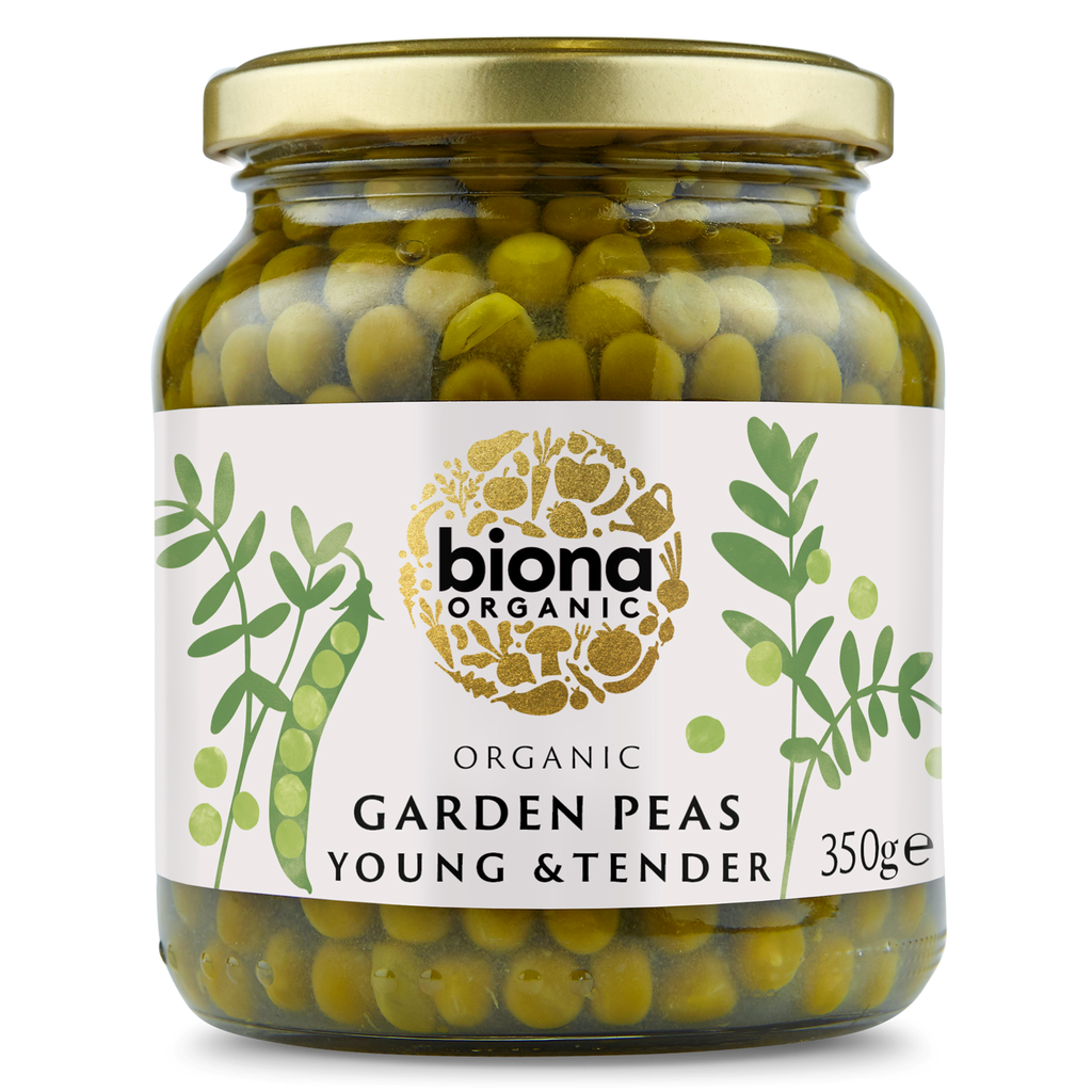 Biona Organic Veg Jar - Garden Peas X 6 X 350g