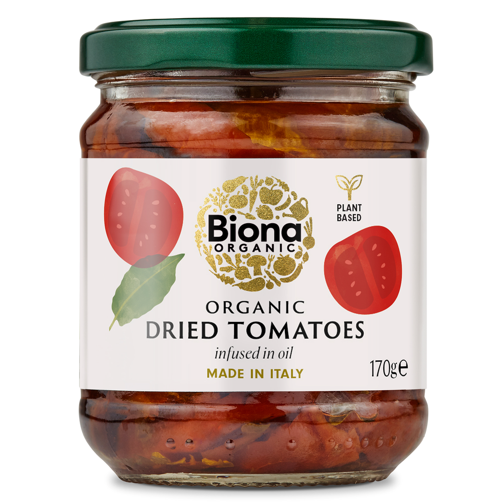 Biona Organic Veg Jars - Dried Tomatoes In Oil X 6 X 170g
