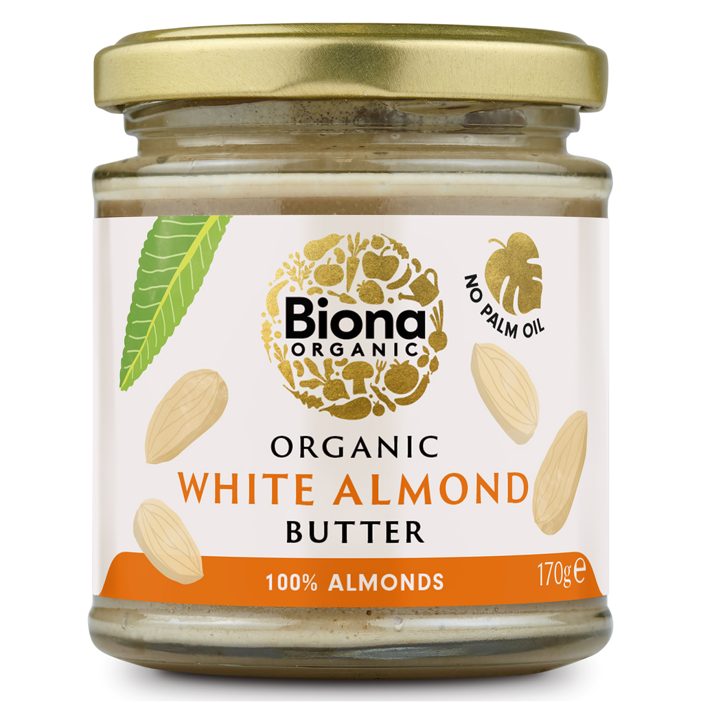 Biona Organic Almond Butter - White X 6 X 170g