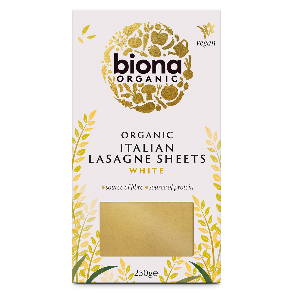Biona Organic Italian Lasagne Sheet - White X 6 X 250g