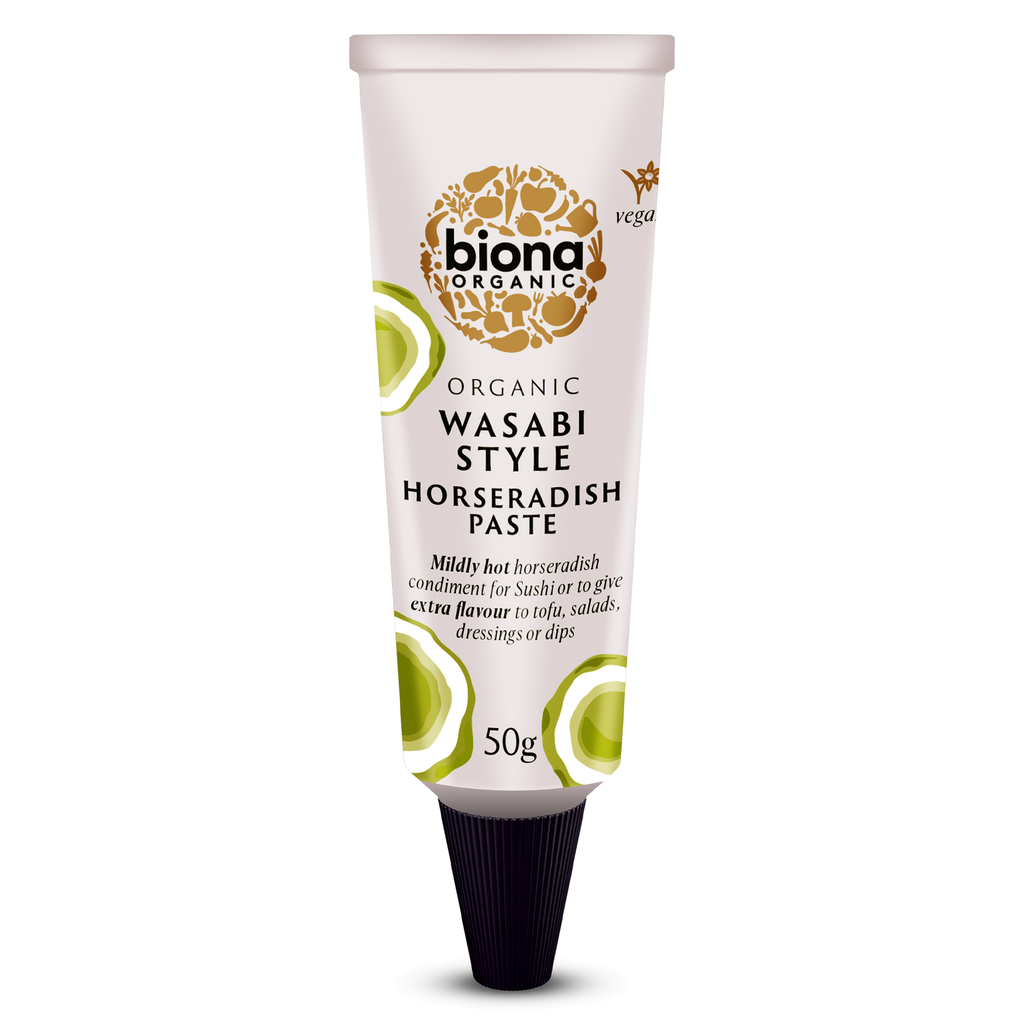 Biona Organic Pastes - Wasabi Syle Horseradish X 6 X 50g