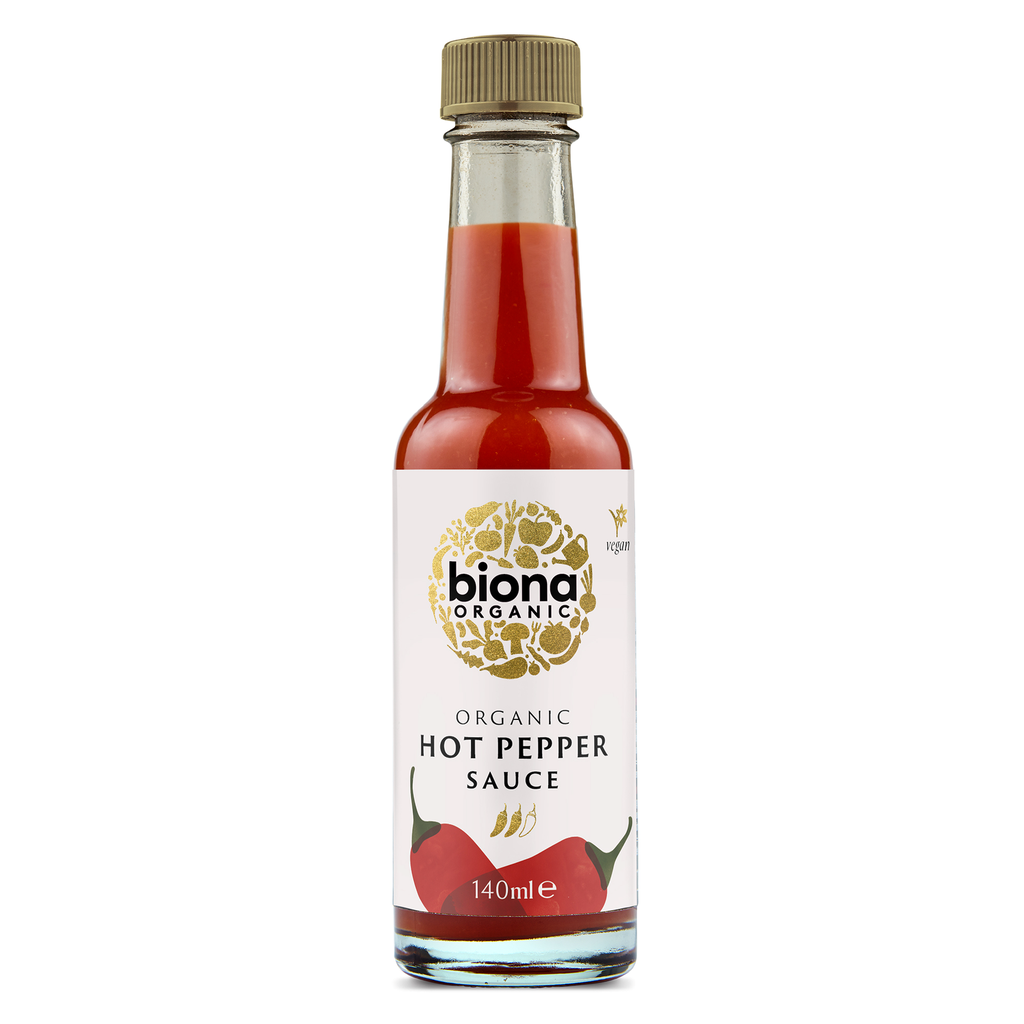 Biona Organic Sauce - Hot Pepper X 6 X 140ml