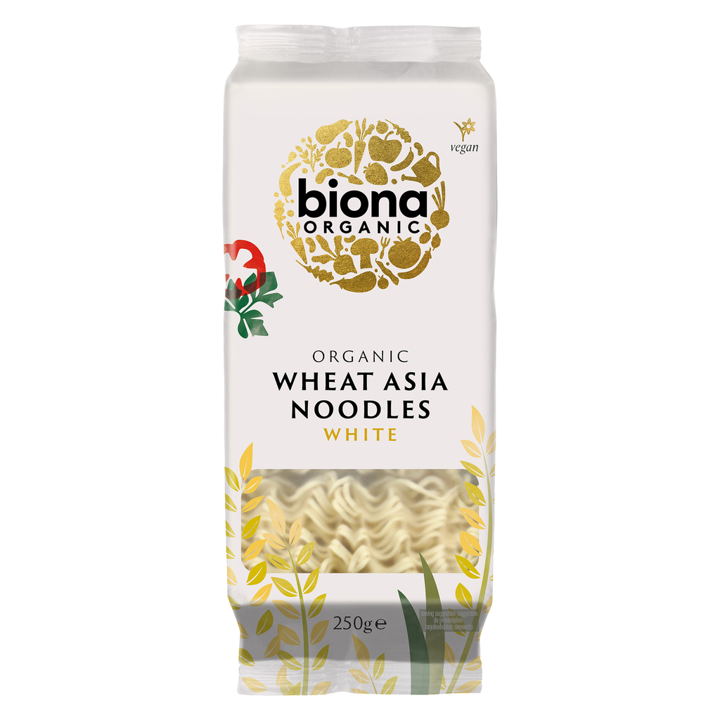 Biona Organic Noodles - White Wheat Asia X 8 X 250g