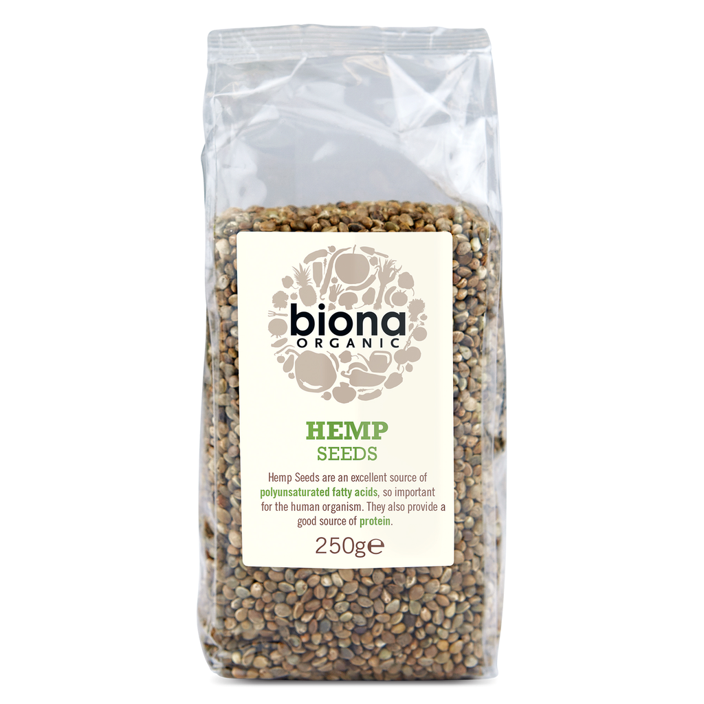 Biona Organic Seeds - Hemp X 6 X 250g