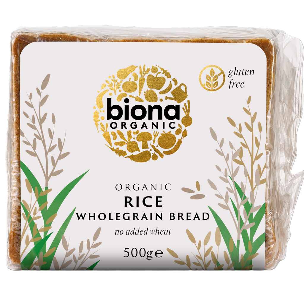 Biona Organic Bread - Wholegrain Rice X 8 X 500g