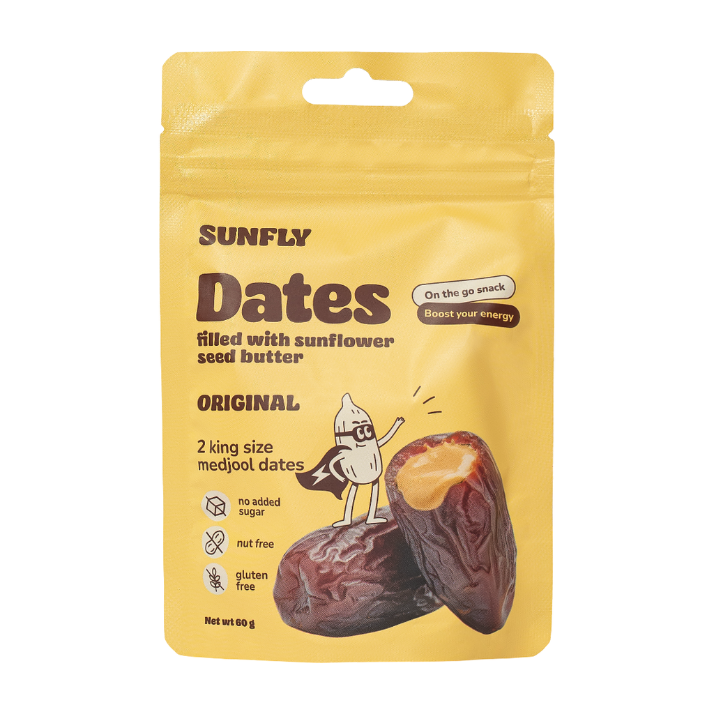Sunfly Filled Dates with Sunflower Seed Butter - Original X 18 X 60g