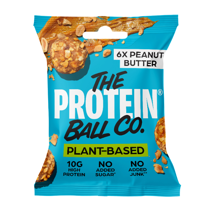 The Protein Ball Co Plant Based Ball - Peanut Butter X 10 X 45g