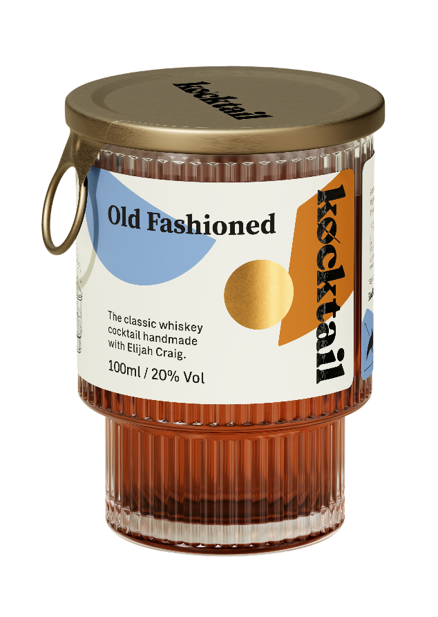 Kocktail RTD Cocktails - GLASS Old Fashioned 20% ABV 100ml