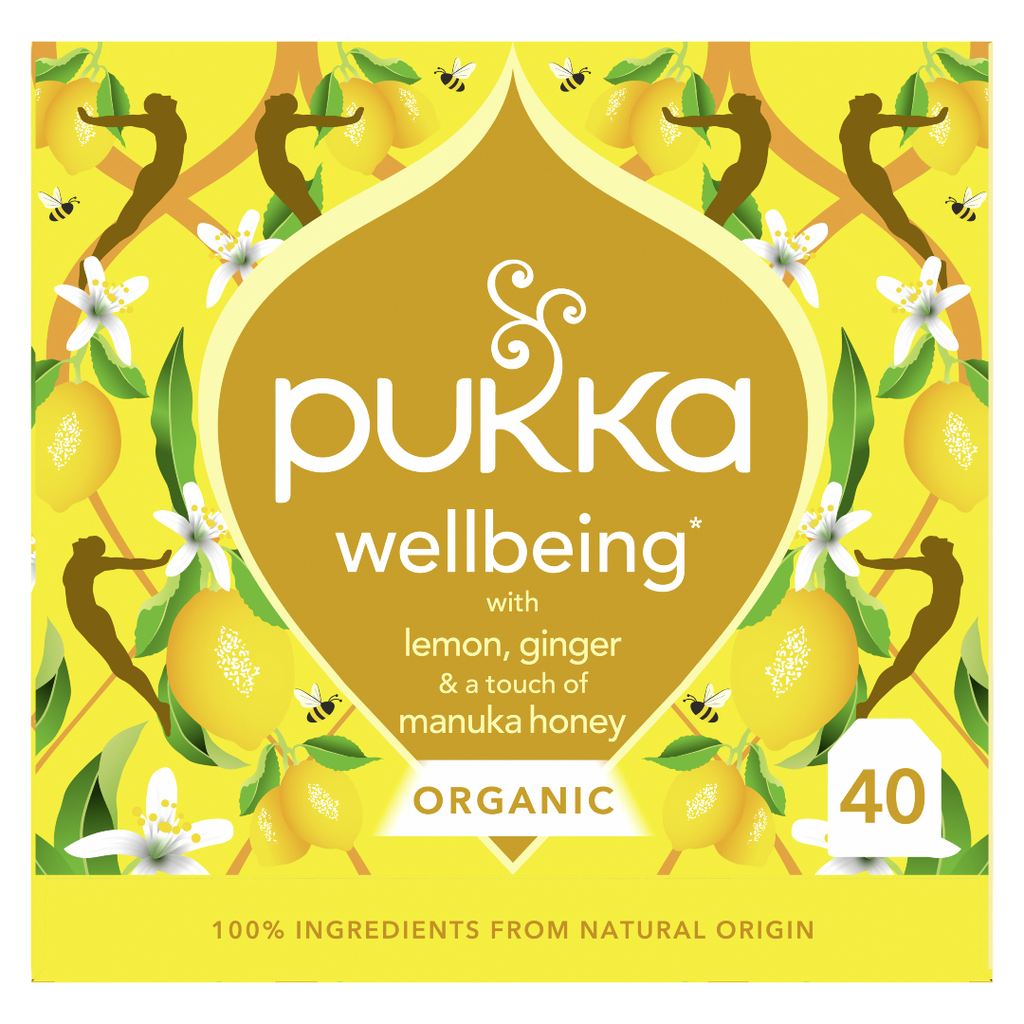 Pukka Organic Teas - Wellbeing X 3 X 40pcs
