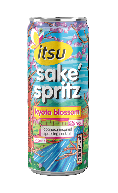 [20% OFF] Itsu RTD Sake Spritz - Kyoto Blossom 5% ABV X 12 X 250ml