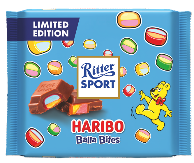 [10% OFF] Ritter Sport Chocolate Colour - Limited Edition Haribo Pico Balla X 12 X 100g