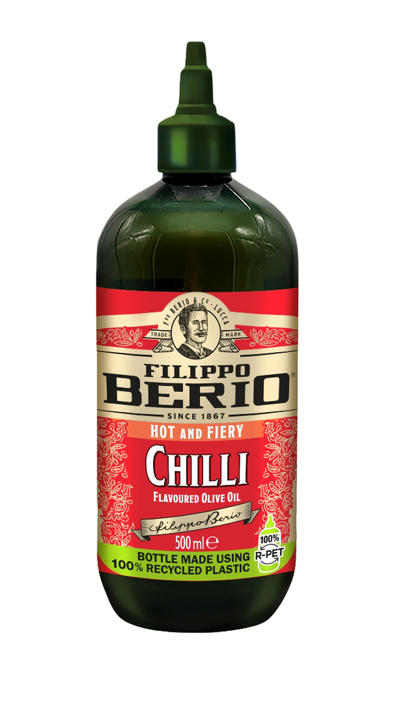 Filippo Berio Olive Oil - Squeezy Chilli X 6 X 500ml