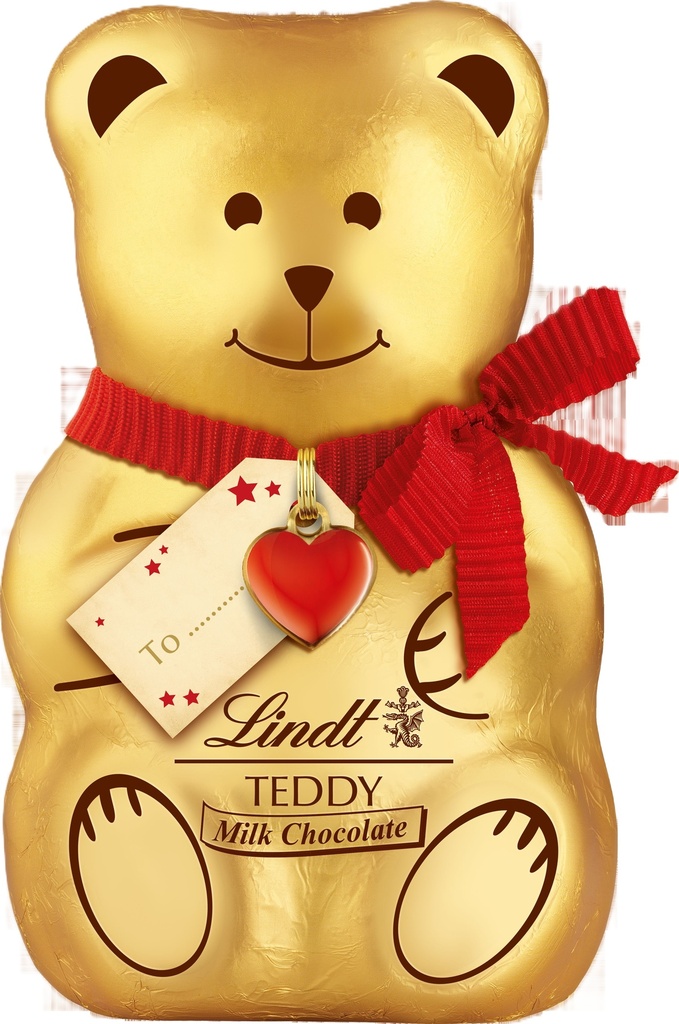 Lindt Milk Chocolate - Teddy with Gift Tag X 15 X 100g