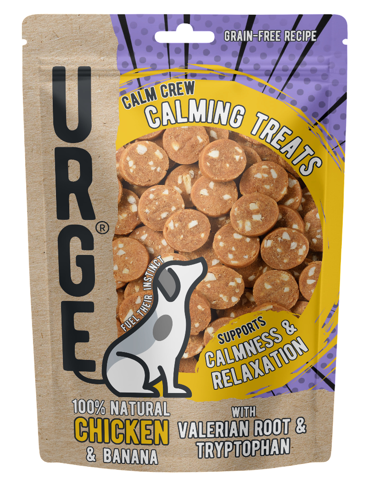 [25% OFF] Urge Pet Food - DOG Calming Treats Chicken and Banana X 8 X 100g