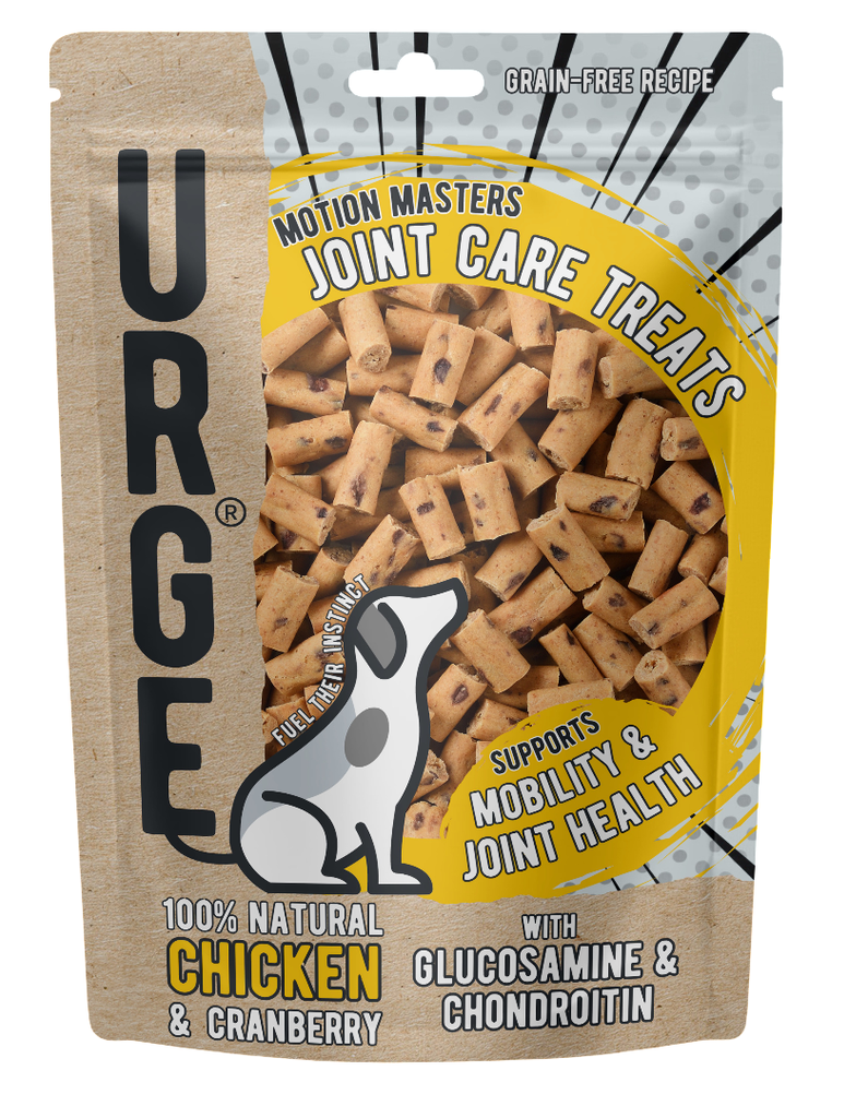 [25% OFF] Urge Pet Food - DOG Joint Care Treats Chicken and Cranberry X 8 X 100g