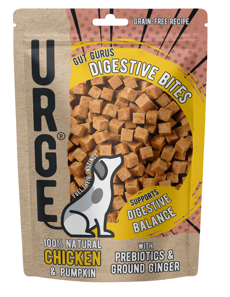 [25% OFF] Urge Pet Food - Dog Digestive Bites Chicken and Pumpkin X 8 X 100g