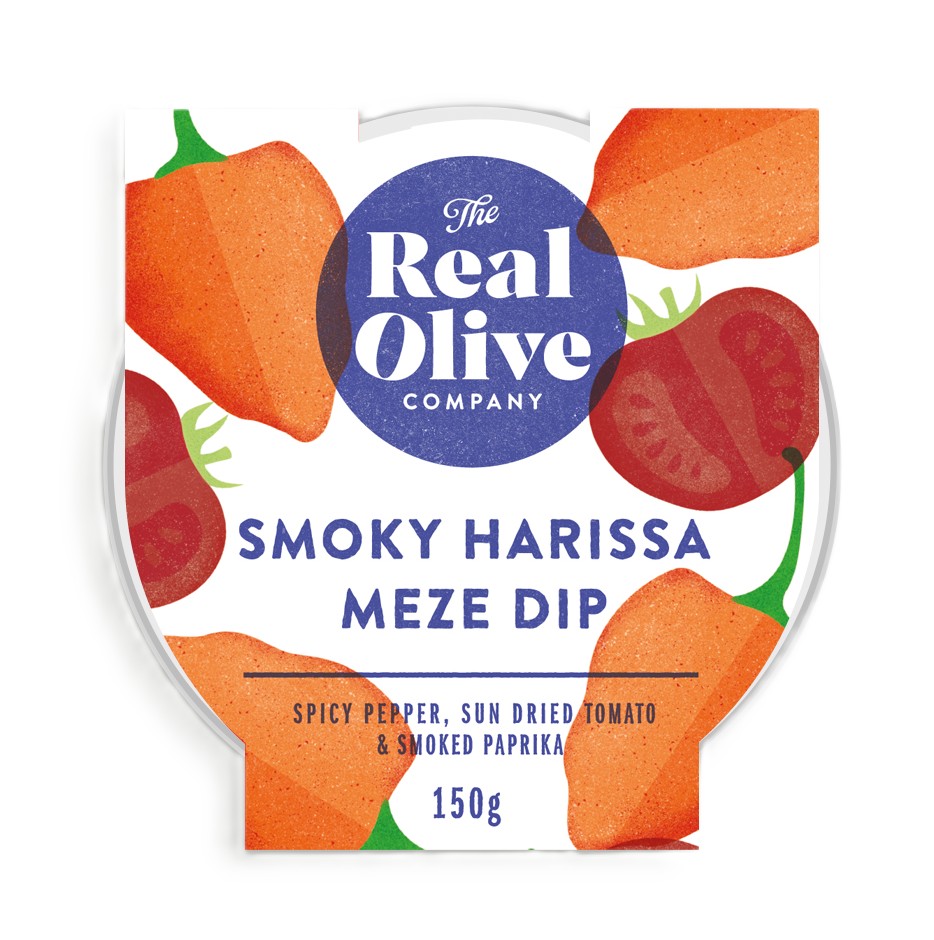 The Real Olive Company - Smoky Harissa Meze Dip 150g