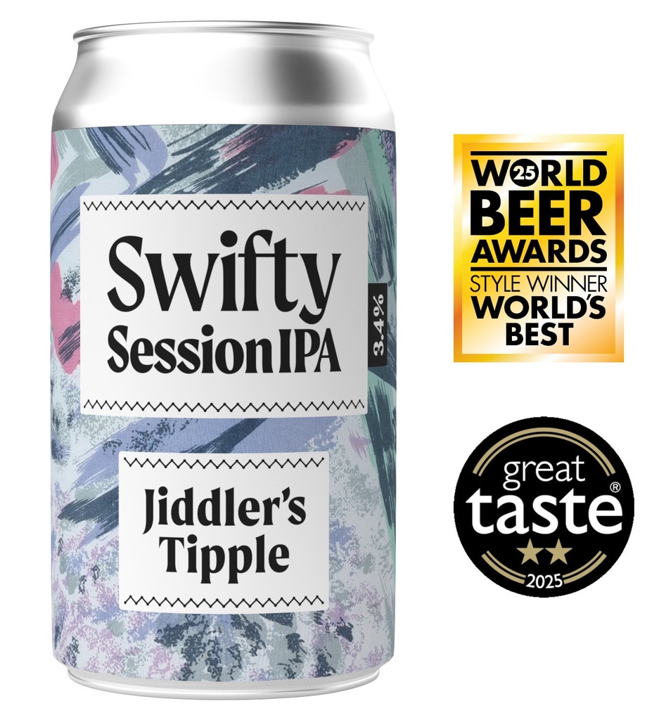 Jiddlers Tipple Beer - Swifty Session IPA 3.4% X 12 X 330ml