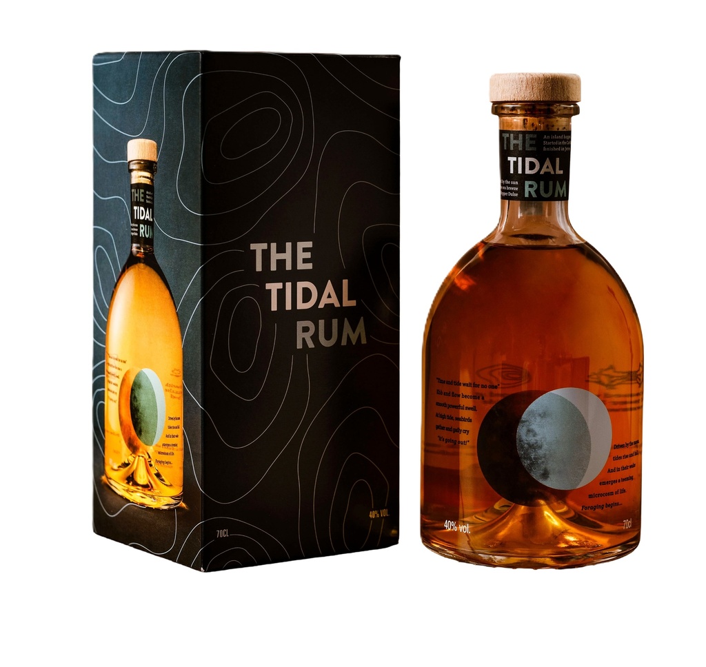 The Tidal Rum Gift Box - Golden Aged 40% ABV 700ml