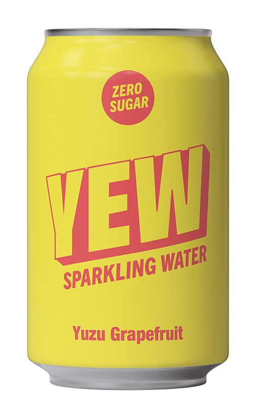 YEW Zero Sugar Sparkling Water - Yuzu Grapefruit X 12 X 330ml