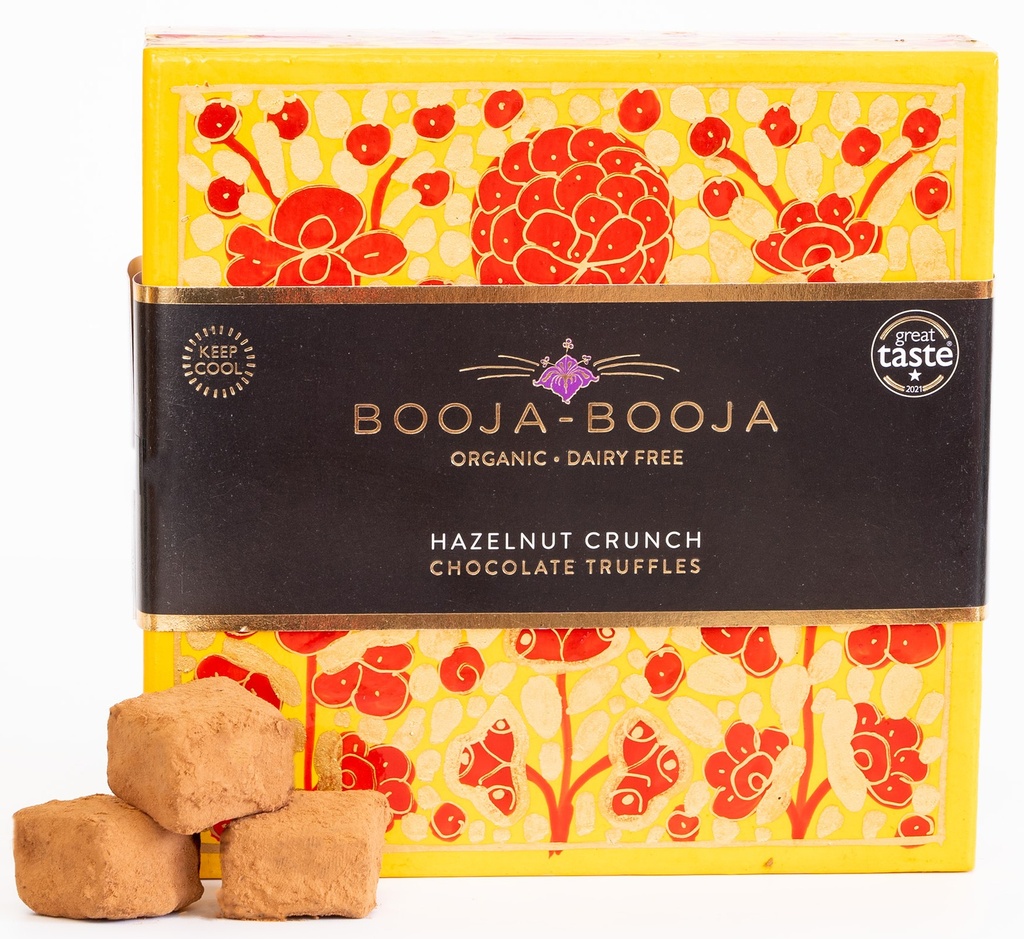 Booja Booja Vegan Chocolate Truffles - Artists Collection Hazelnut Crunch 185g