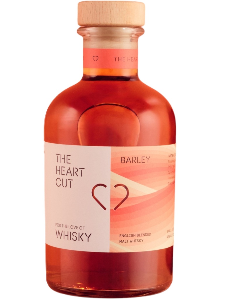 The Heart Cut X Barley English Blended Malt Whisky - 46% ABV 500ml