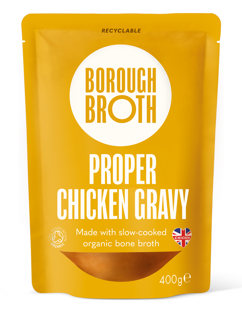 Borough Broth Organic Gravy - Proper Chicken 400g