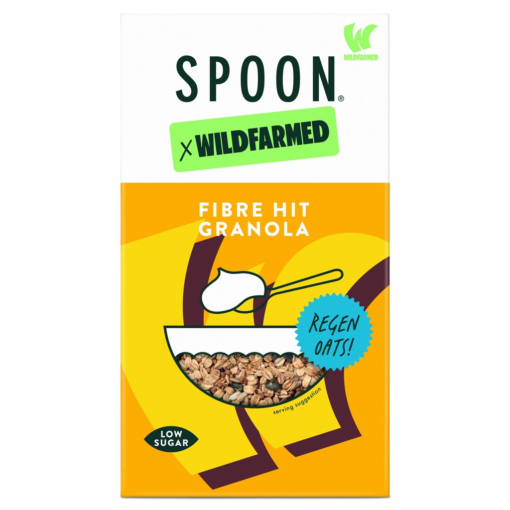 [20% OFF] Spoon X Wildfarmed Regenerative Oat Granola - Fibre Hit X 6 X 380g