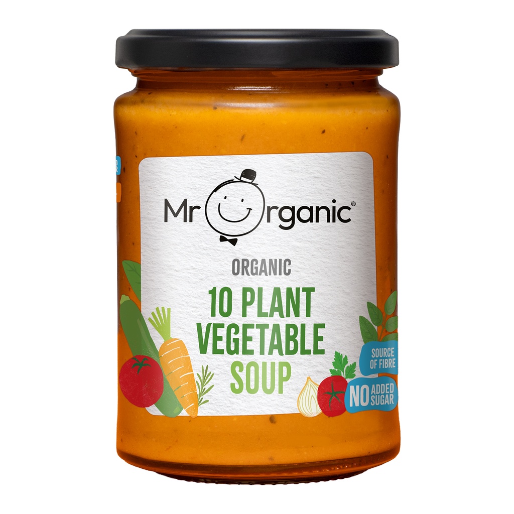 Mr Organic Soup - JAR 10 Plant Vegetable X 6 X 350g