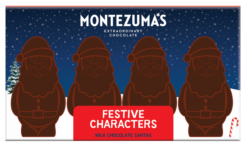 Montezumas Chocolate XMAS - MILK Solid Santas 60g