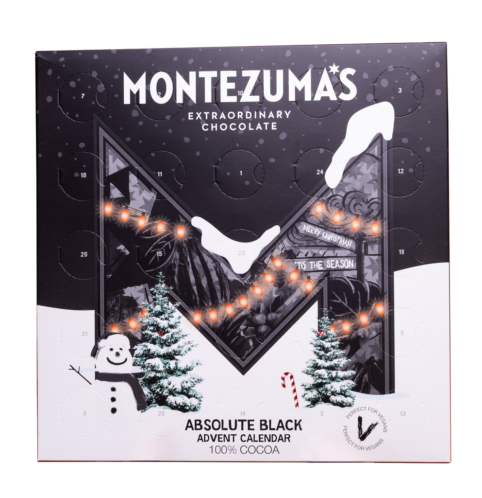 Montezumas Advent Calendar XMAS - Absolute Black 150g
