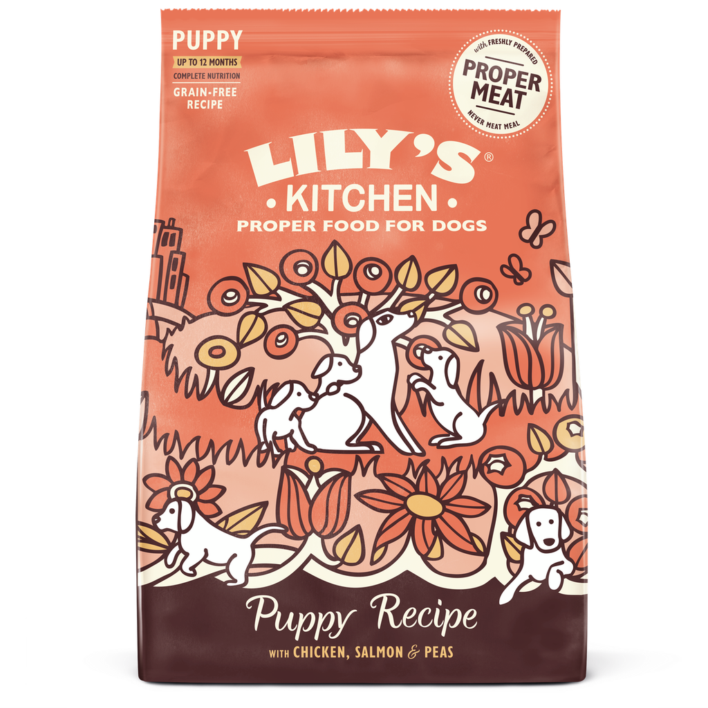 Lilys Kitchen Pet Food - PUPPY DRY Chicken and Salmon ZDPDC25 X 4 X 2.5kg