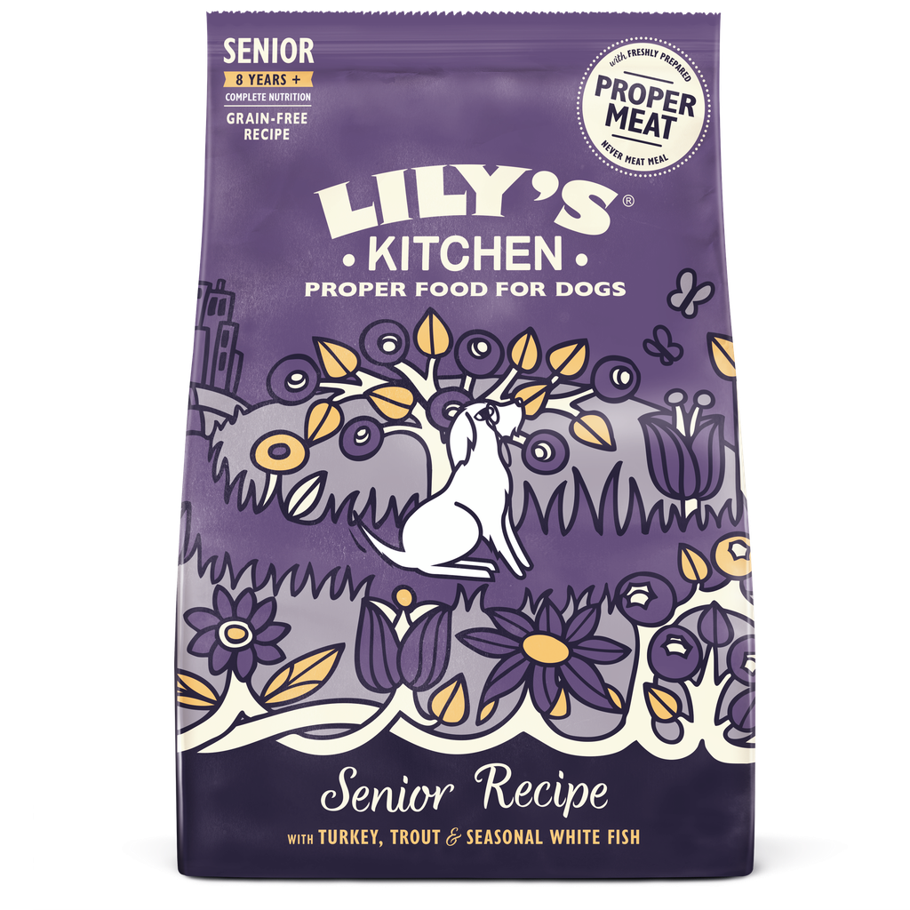 [35% OFF] Lilys Kitchen Pet Food - SENIOR DOG DRY Turkey and Trout ZDSR24 X 4 X 2.5kg